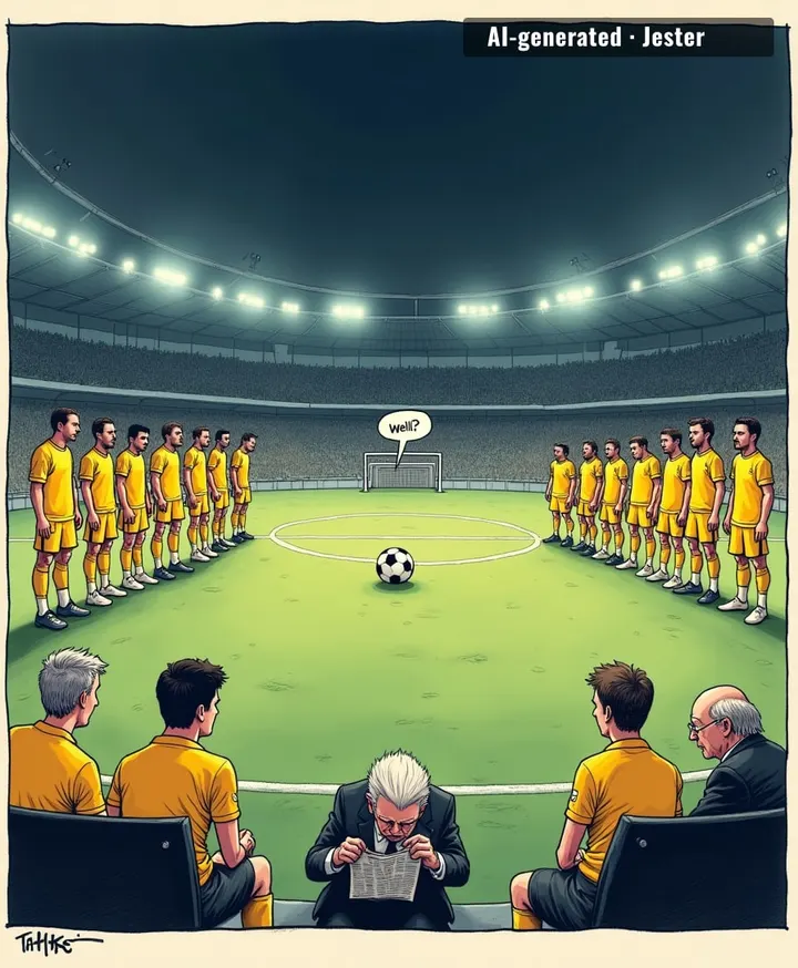 Somewhere in the Championship, two teams are playing a game of chicken, and the ball is already crying.