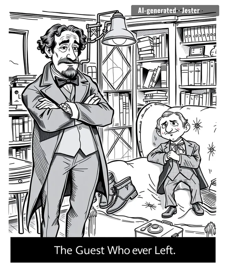 Andersen turned Dickens' home into a real-life fairy tale—too bad it was 'The Little Mermaid' and he was the sea witch.