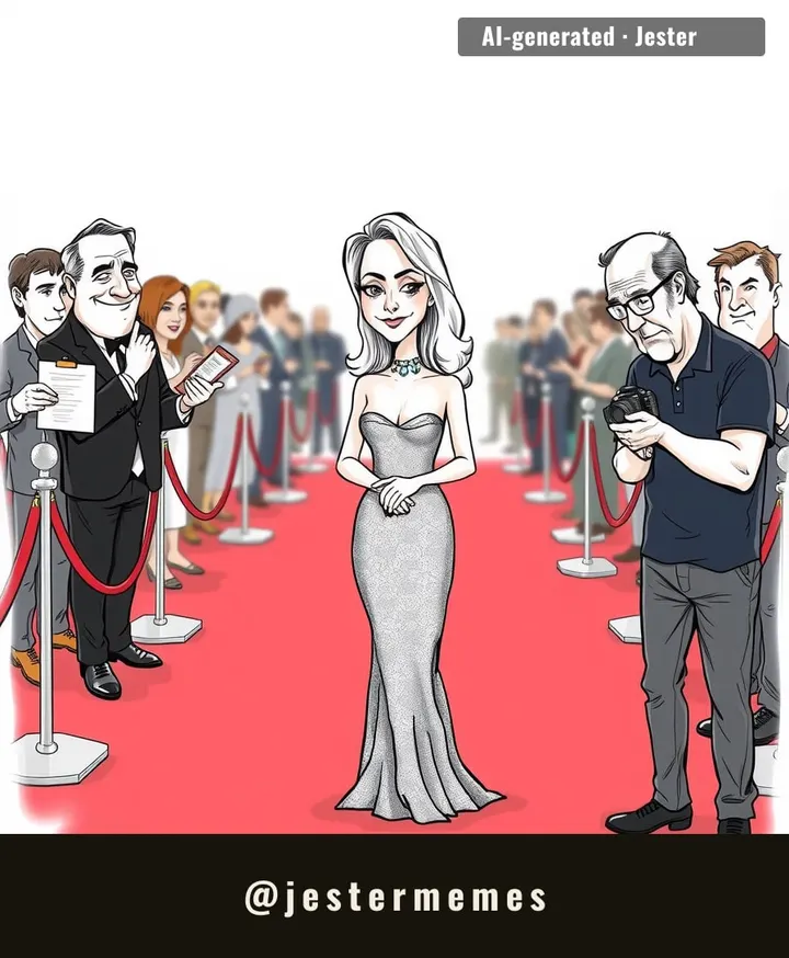 The Emmys red carpet is just a runway where people who've never seen each other's shows pretend they're thrilled to see each other.