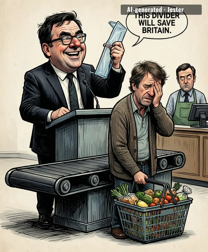 The only thing more useless than a Tesco divider is the government that thinks it's a national crisis.