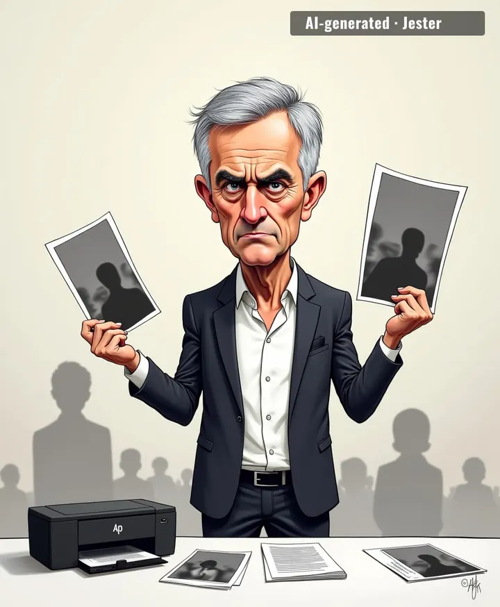 Jose brought visual aids to a press conference. He's one bad result from a TED talk.