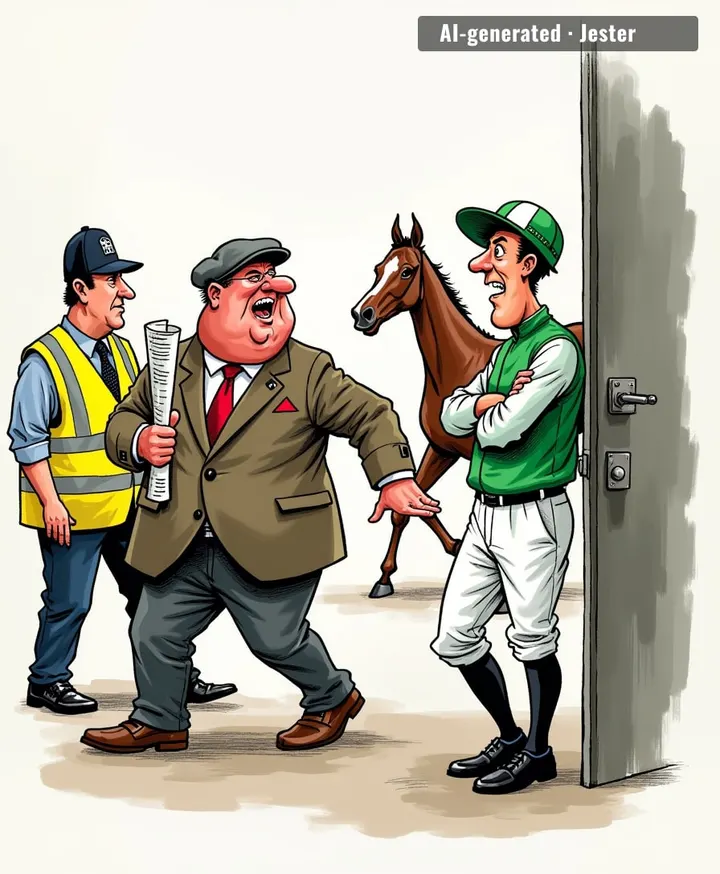 Nothing says 'gentleman's sport' like getting escorted out for arguing with a man half your weight in silk.