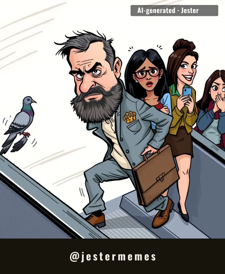 Modern chivalry is just one guy annoyed enough to break through a TikTok shoot.