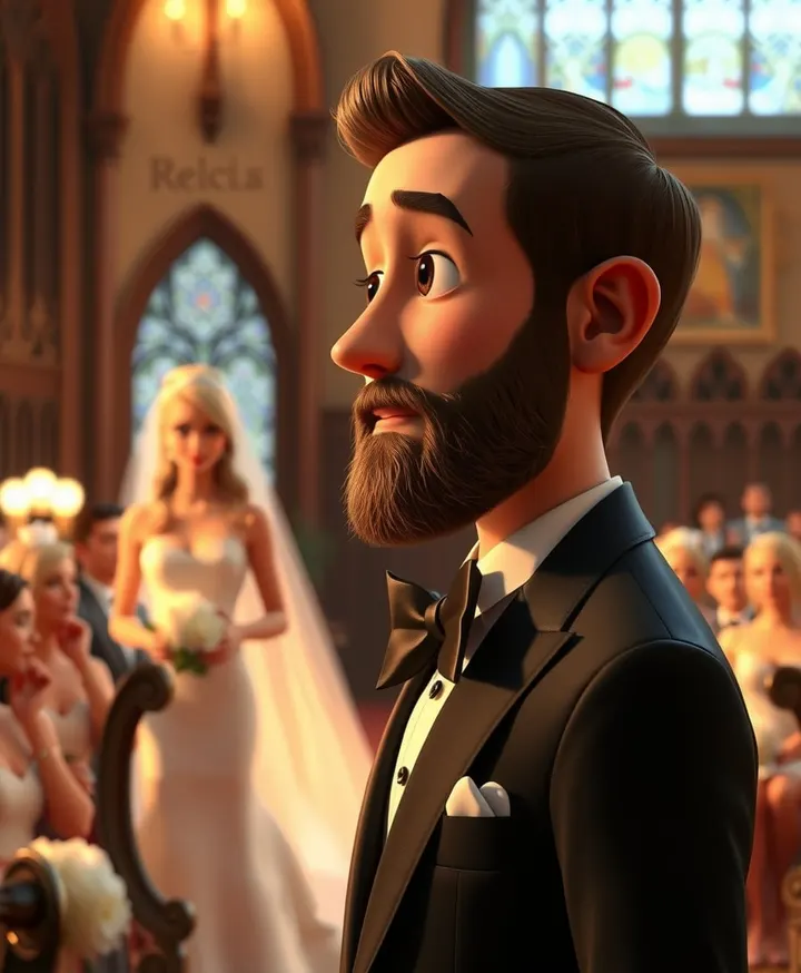 NFL STAR. MELTED AT THE ALTAR.