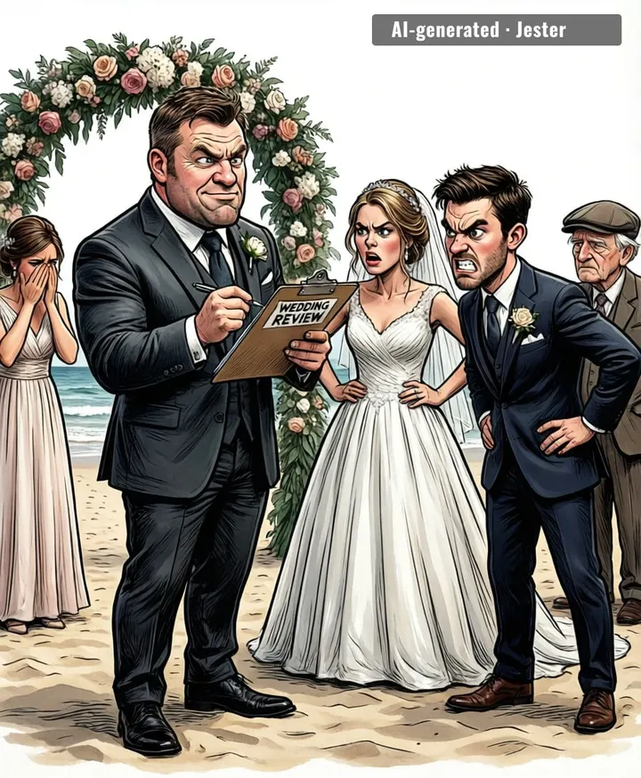 Anton's next career move: Yelp reviewer for other people's marriages.