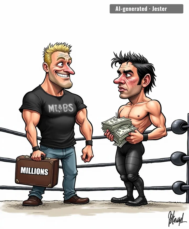 Brock Lesnar's agent bills by the suplex, while Cody Rhodes' chiropractor bills by the hour — one of them is retiring rich.