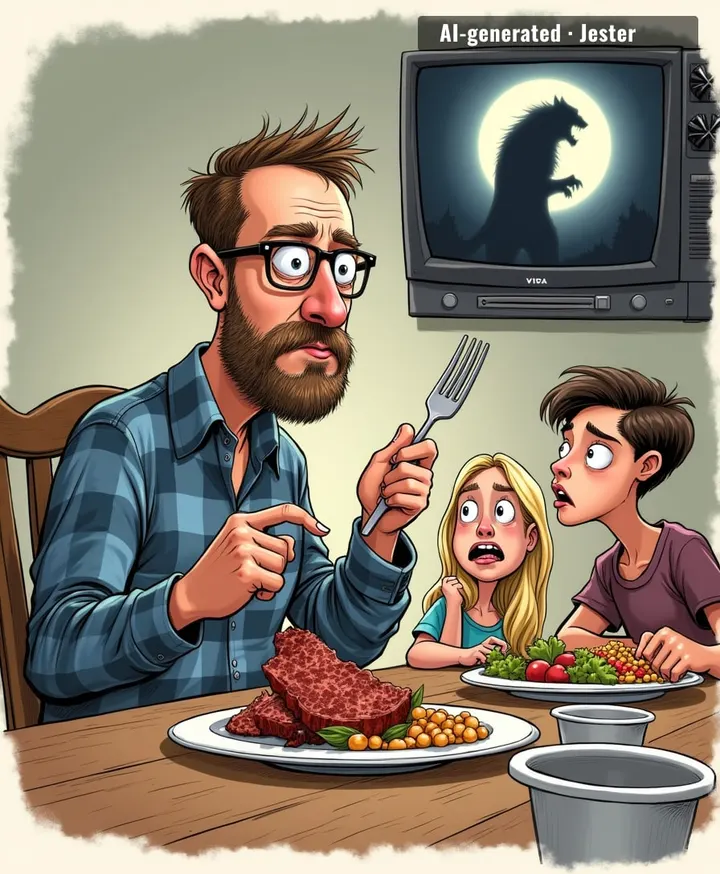 Somewhere in Kansas, a man is explaining lycanthropy while his family mentally calculates the cost of selling the house.