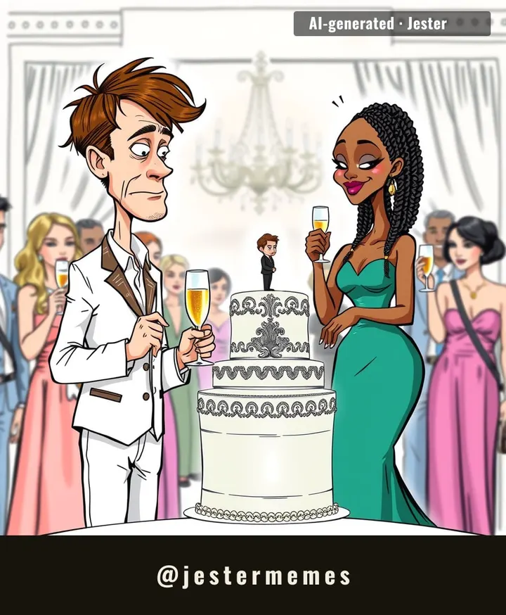 When the wedding DJ plays your 'couple's song' and you're both suddenly very interested in the buffet.