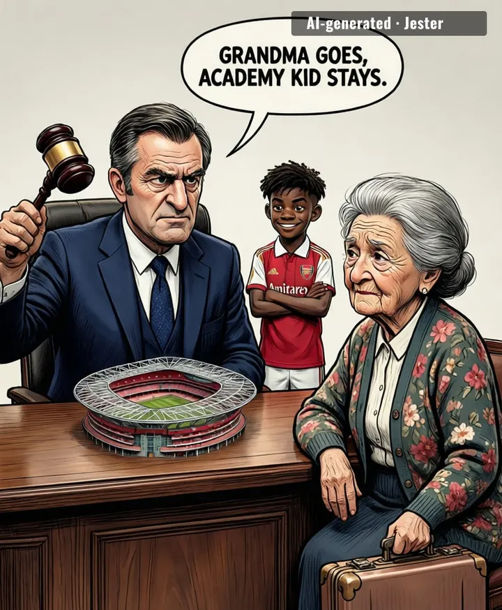 Arsenal would trade the Emirates roof before letting a 17-year-old leave, and somehow that's still more stable than their defense.