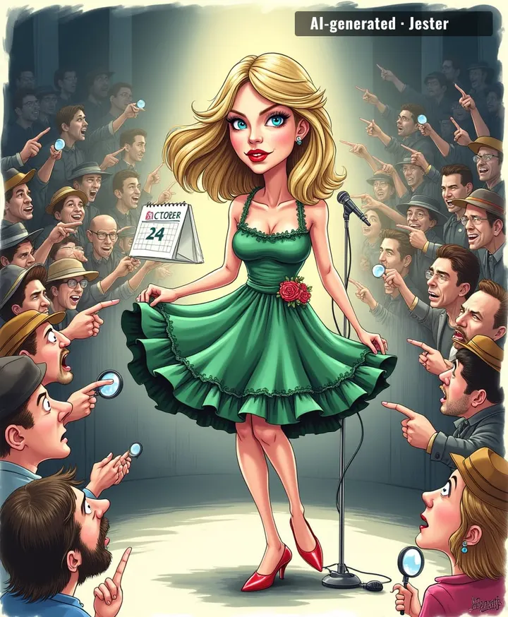 Swifties can read a green dress like it's the Da Vinci Code, but still can't find their keys.