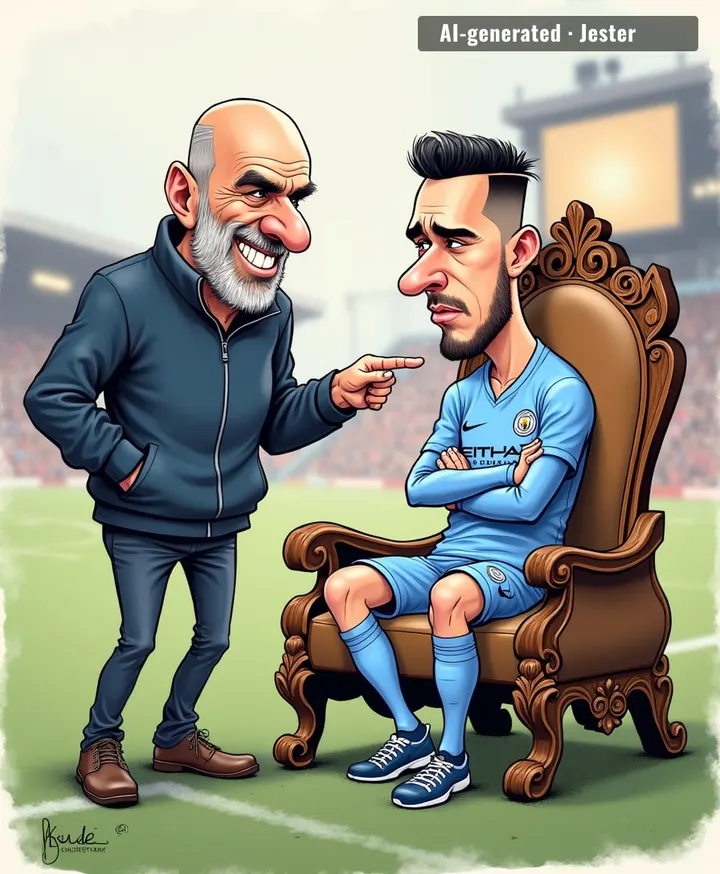 Grealish's career trajectory: from £100m hairband to bench-warmer, but at least the bench is premium.
