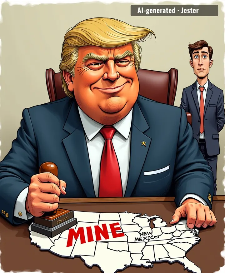 Somewhere in the Oval Office, a guy with nuclear launch codes is currently deep in a 'Which state sounds the most like me?' bracket.