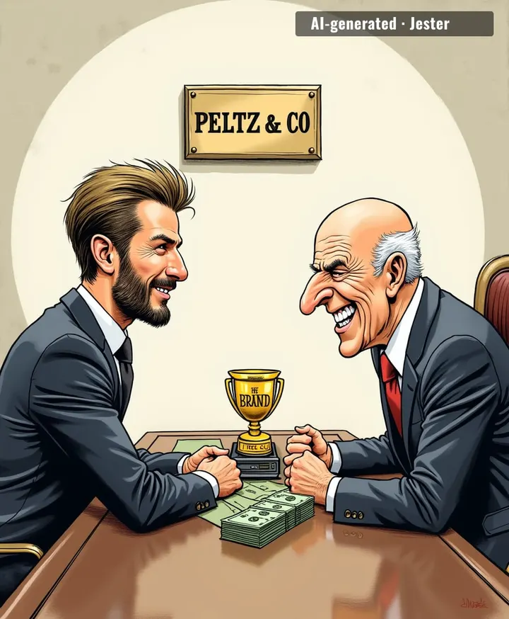 David Beckham just learned that the only thing more expensive than a free kick is a free lunch with the in-laws.