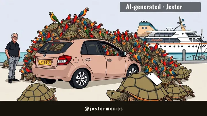 smuggling 300 tortoises when the slowest possible cargo was the whole plan