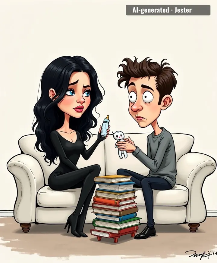 I can't wait for the kid to be born with a Kylie lip kit and a Chalamet cheekbone.