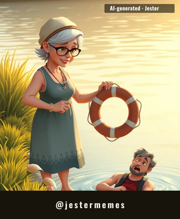 Turns out, the best time to sharpen your water-rescue skills is exactly three decades after most people think they've settled into retirement.