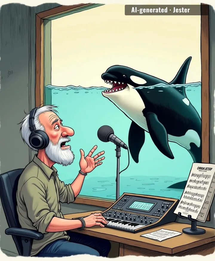 Finally, a composer whose backing vocals actually have a whale of a story to tell.