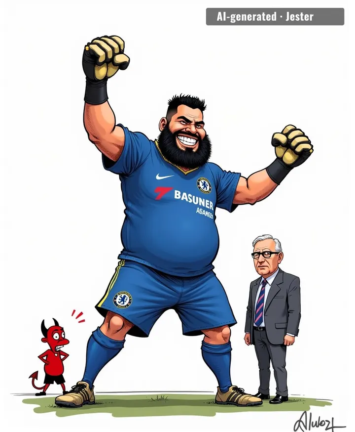 Chelsea signed the one guy who'll save a penalty and then tweet about it for a week.