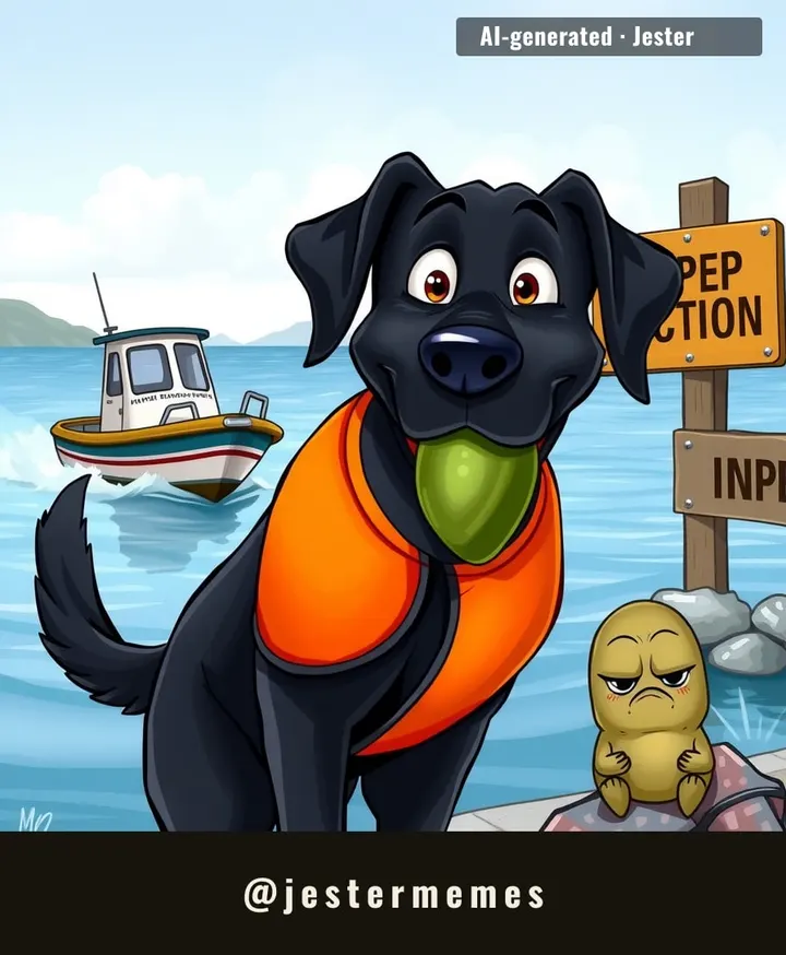 These dogs get a toy for every mussel found—meanwhile, I'm still waiting for a treat just for doing my taxes.