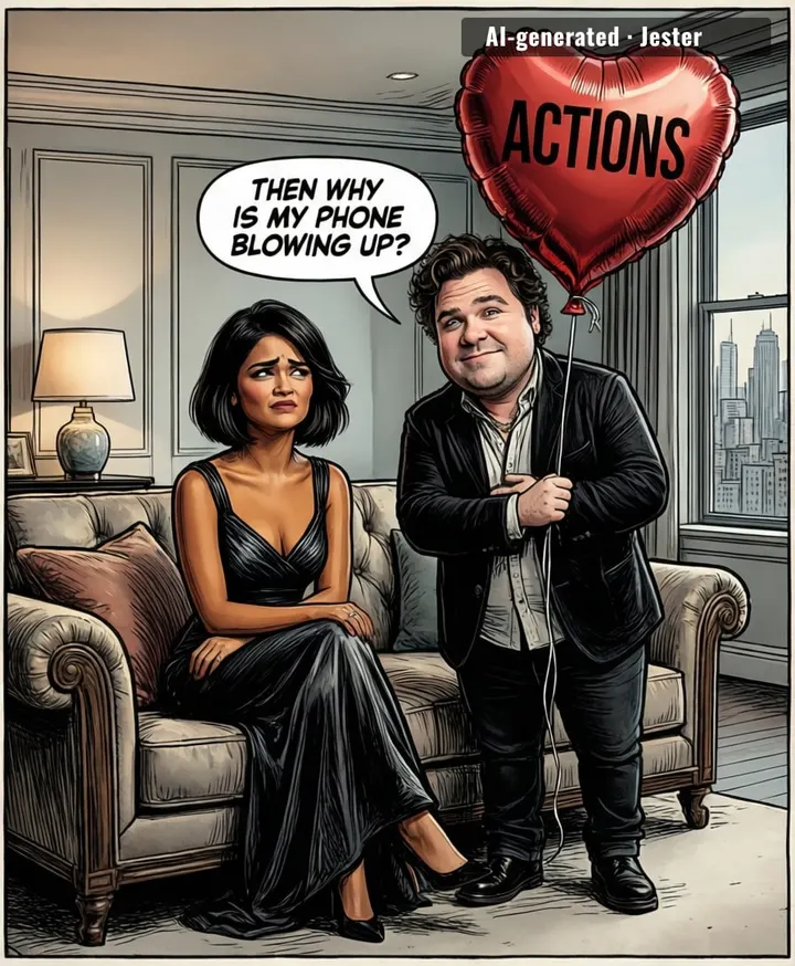 Benny's love language is apparently choreography, because he just mime-d his way out of an apology.