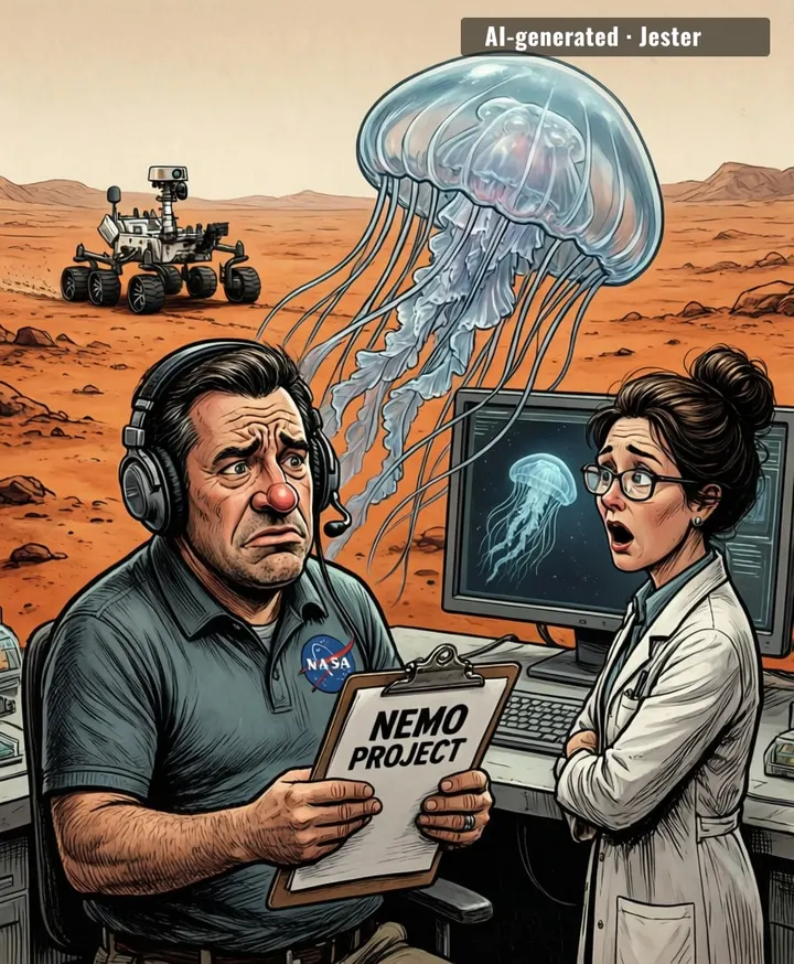 NASA's budget finally makes sense: they're just filming 'Finding Nemo' in space.