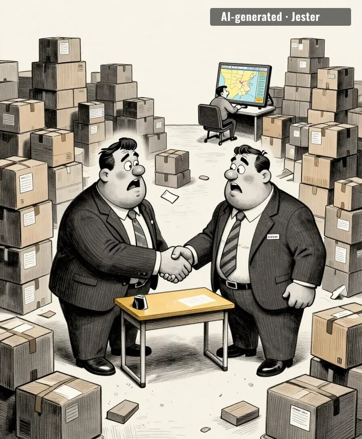 We've reached the point where shipping companies just merge to avoid competing at being incompetent.