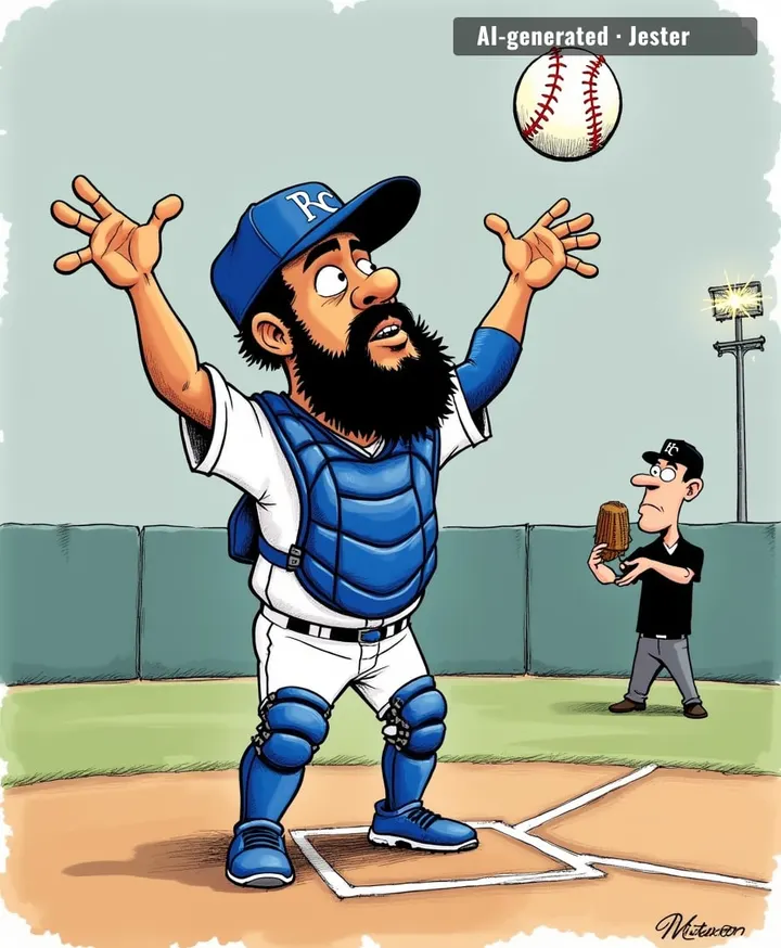 Salvador Perez makes catching a baseball look like defusing a bomb, and he's the only one who knows where the wires are.