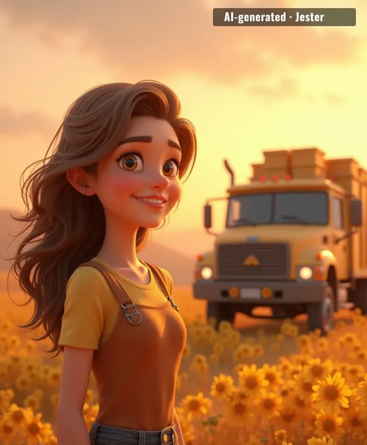 When your career plan is 'follow the flowers' and it works out this well.
