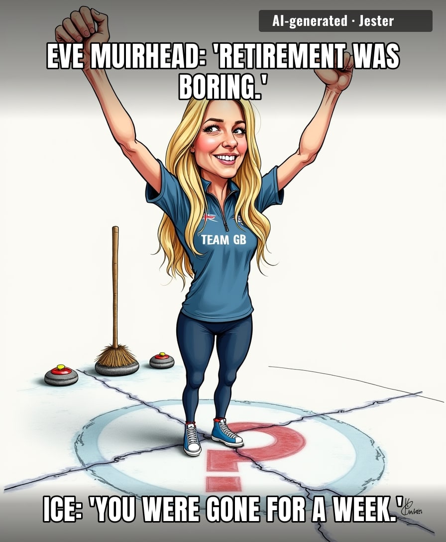 Muirhead's comeback is so fast her pension check hasn't even cleared yet.