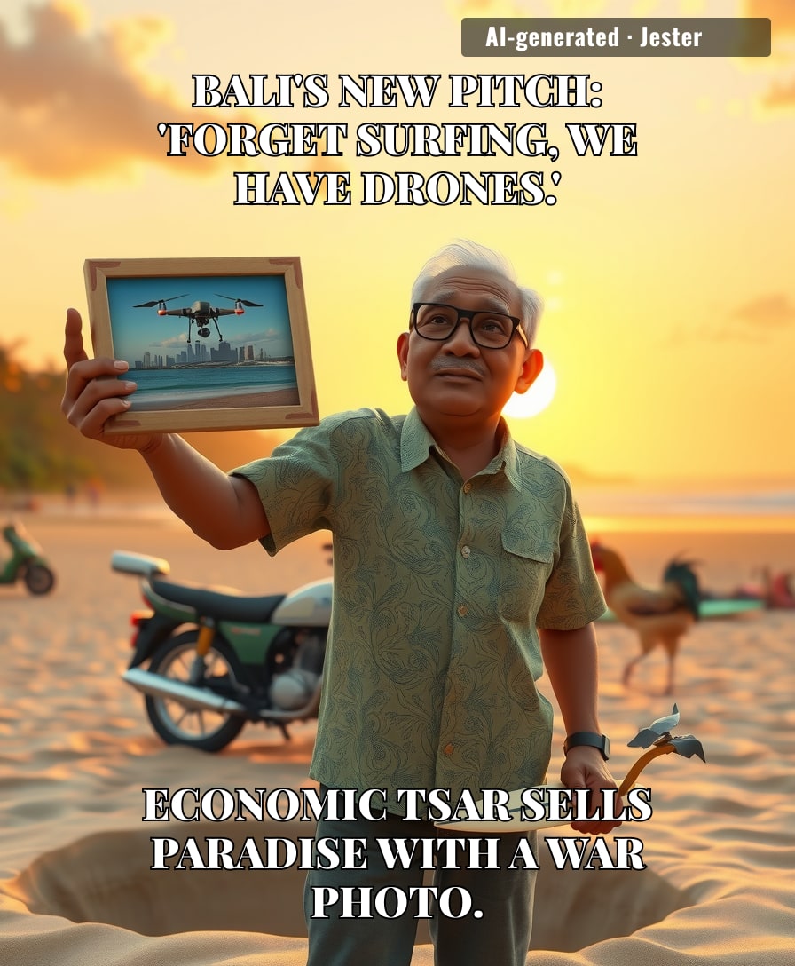 Turning a temple-and-surf island into a hedge fund hub is like promising Wi-Fi on a silent retreat — technically possible but spiritually bankrupt.