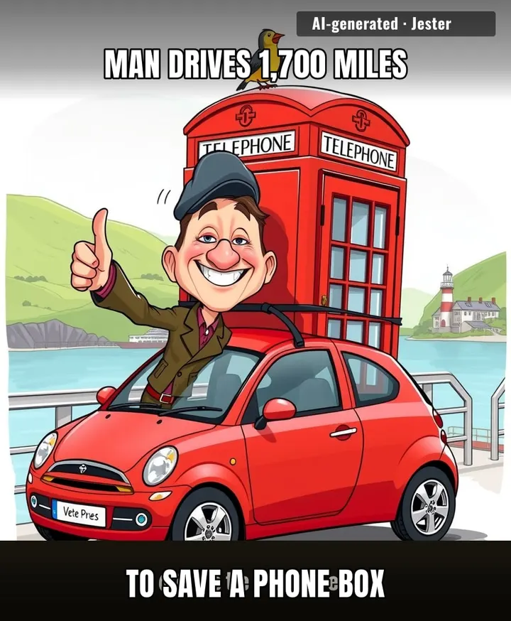 When your weekend plans involve a 1,700-mile round trip for a phone box, you've officially peaked as a human.