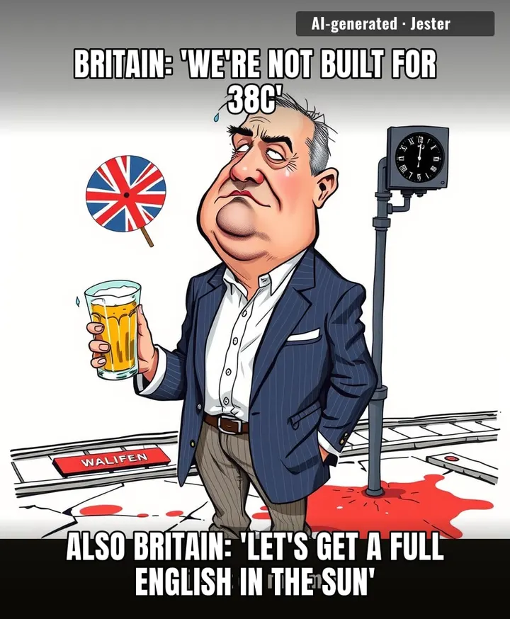 When the mercury hits 38, Britain's response is to strip off, slap on the suncream, and pretend the railways aren't melting – it's practically a national sport.
