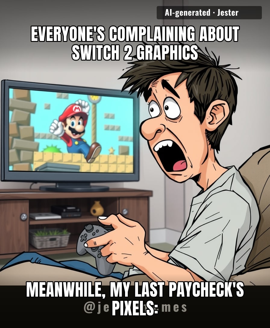 My eyes just saw the ugliest game ever made and I still can't afford the console to play it on.
