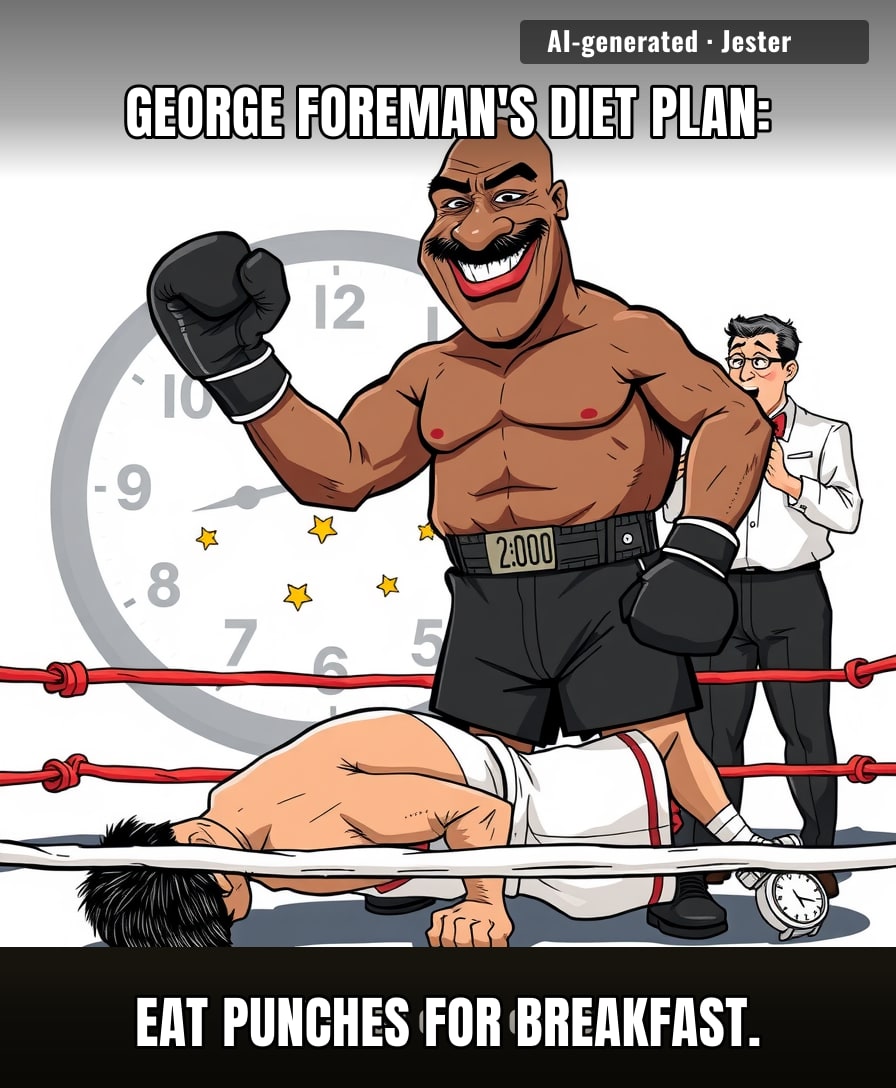 José Roman signed up for a boxing match and got a two-minute cooking demo.
