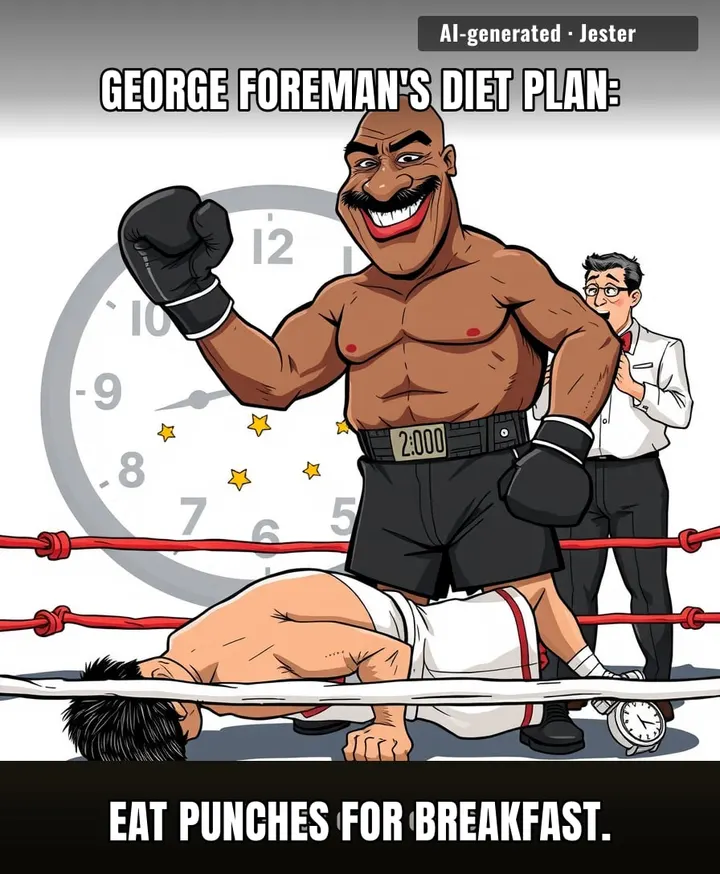 José Roman signed up for a boxing match and got a two-minute cooking demo.