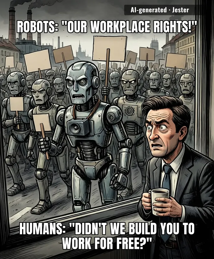 Even the machines have figured out that the only way to get a raise is to threaten to stop working.