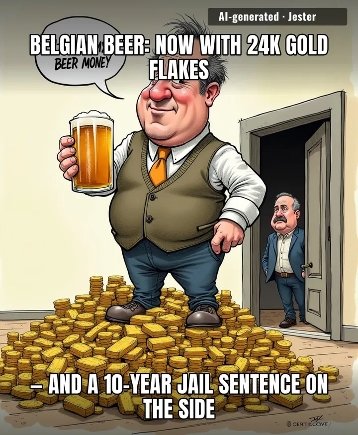 Belgian brewers are really out here turning hops into bullion — the only gold rush where the prize is a trip to jail.