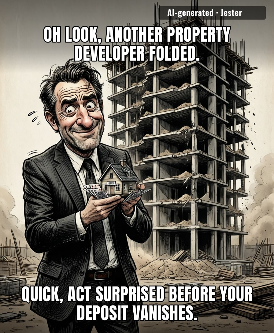 We really let these guys build our homes like they were playing SimCity on a laptop with 1% battery.