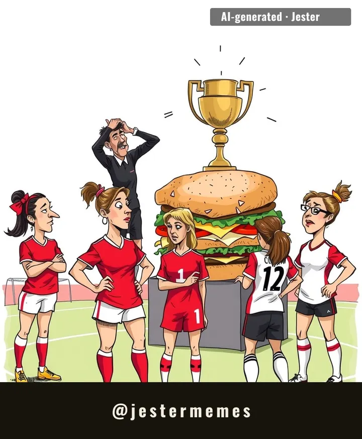 Nothing says top-flight football like a sandwich chain sponsoring the women's team's trophy.