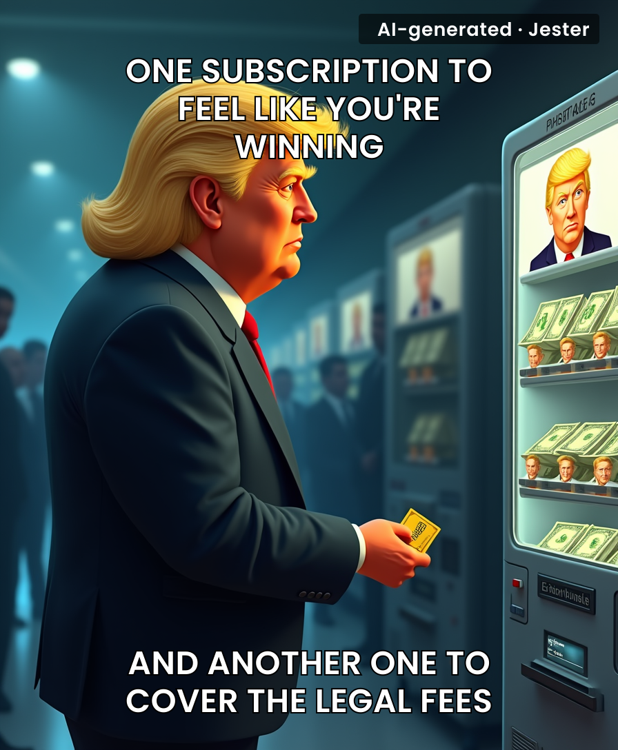 The only thing more transparent than this business model is the fact that he knows exactly who's going to hit 'subscribe' first.