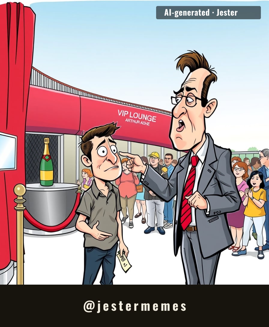 The real luxury is making an intern queue for a toilet so a CEO never has to learn what a line feels like.