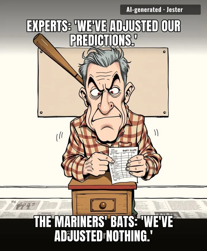 The Mariners' offense is the only thing in America that's 'too unpredictable to bet on' and still somehow loses on schedule.