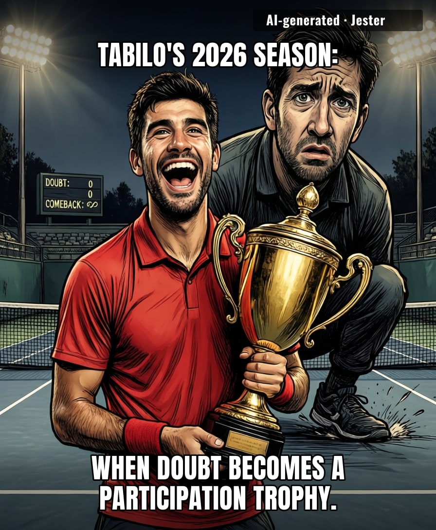 Tabilo's doubt didn't just vanish—it got a front-row seat to his own highlight reel.