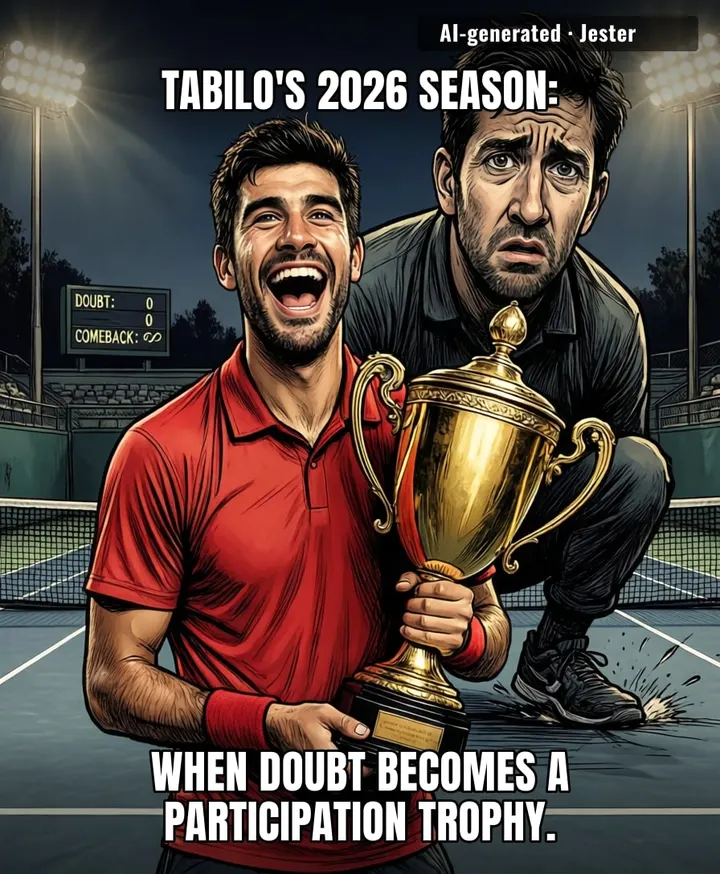 Tabilo's doubt didn't just vanish—it got a front-row seat to his own highlight reel.