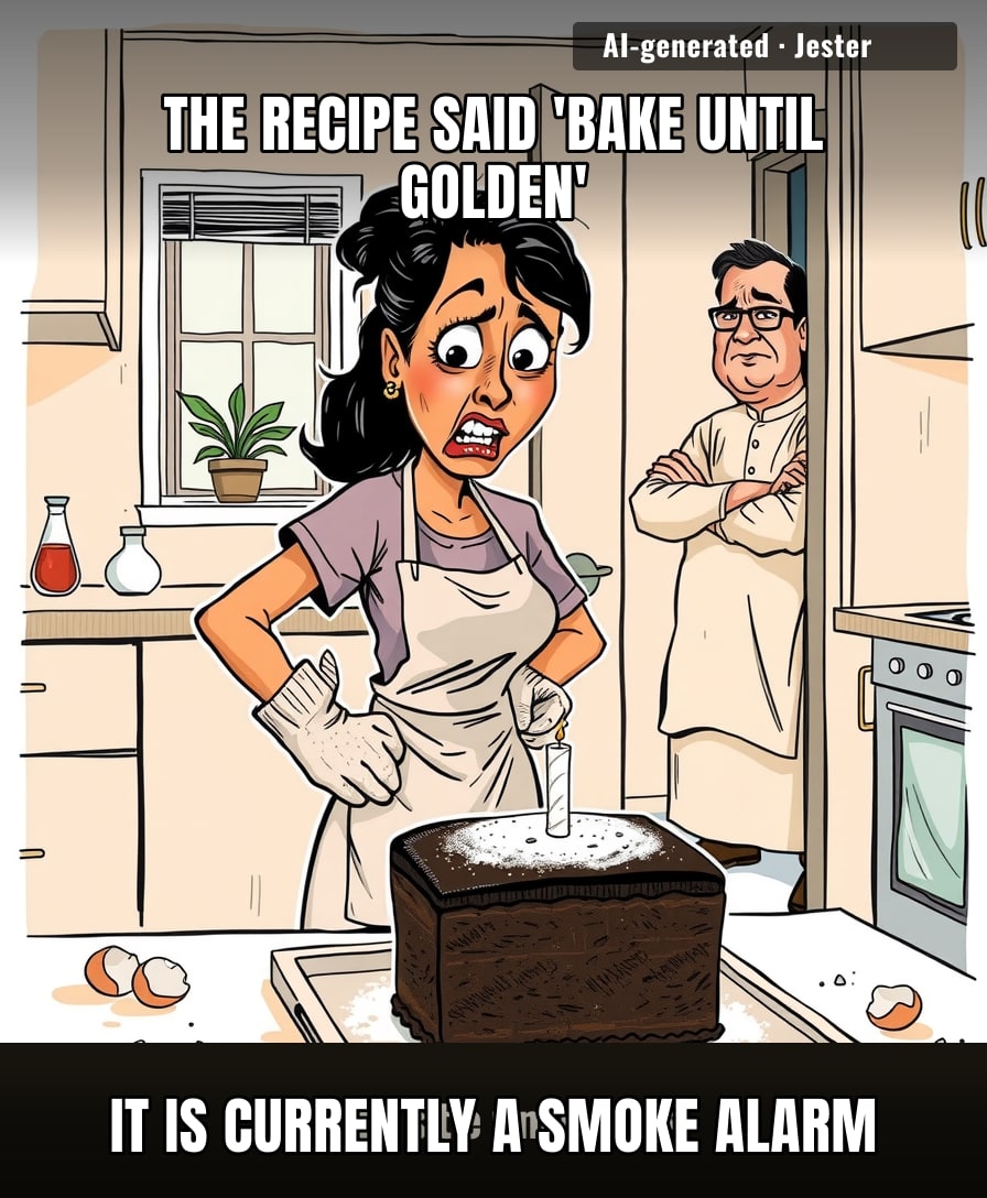 the oven isn't a chef, it's a witness