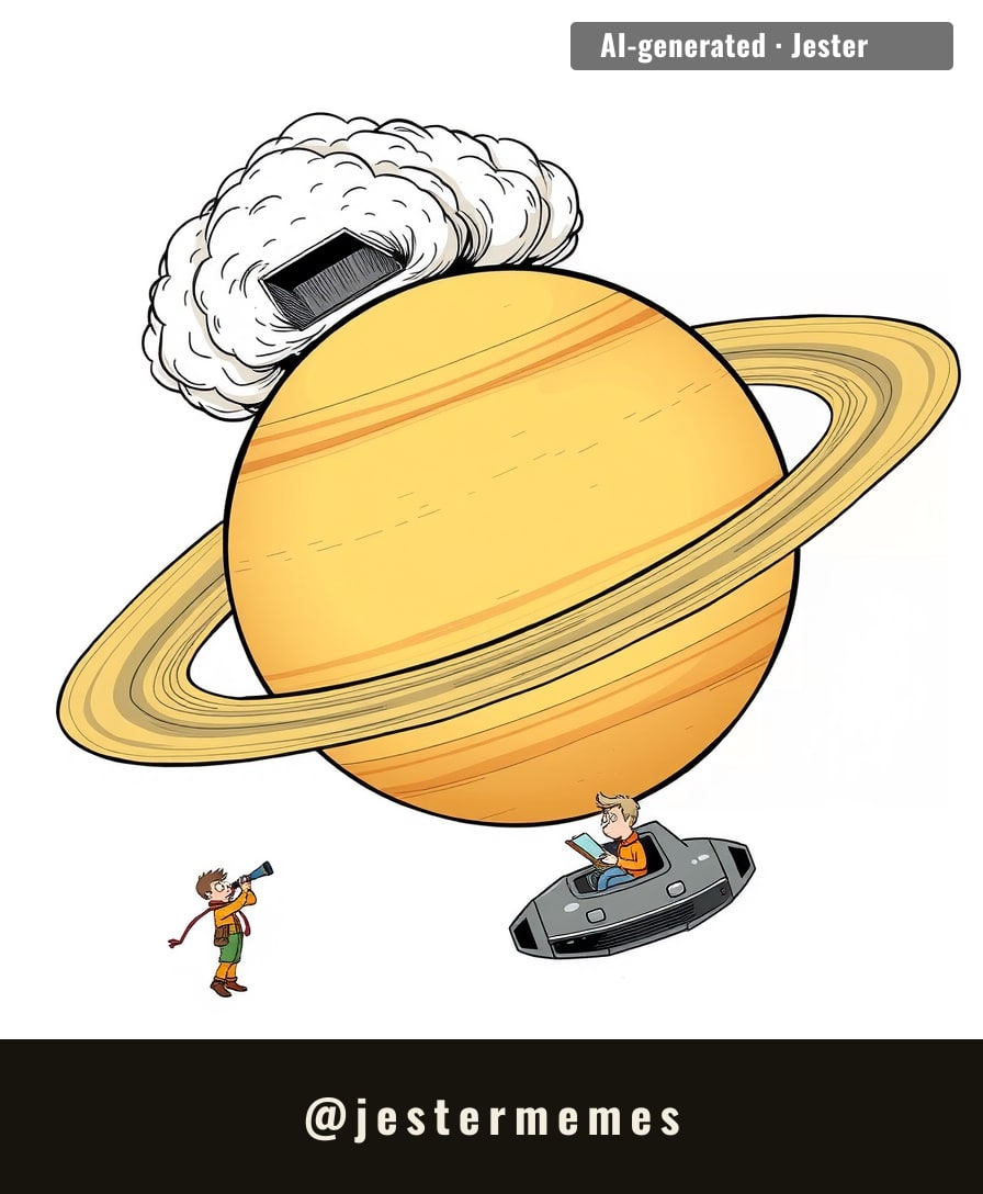 Saturn has a ten-sided storm at its south pole, proving the gas giant's weather is into geometric shapes.