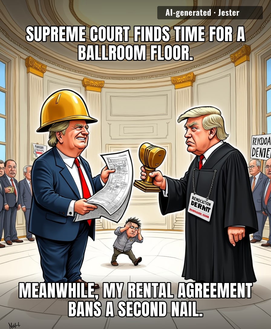 The Supreme Court just ruled that the highest office in the land clearly needs a space to do the cha-cha while the rest of us struggle to find space to do the laundry.