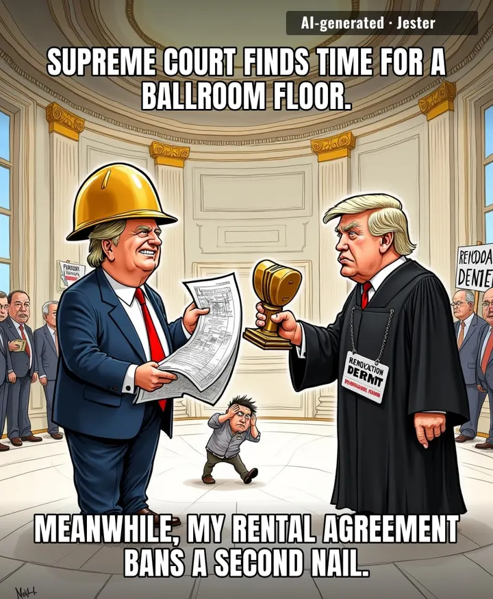 The Supreme Court just ruled that the highest office in the land clearly needs a space to do the cha-cha while the rest of us struggle to find space to do the laundry.