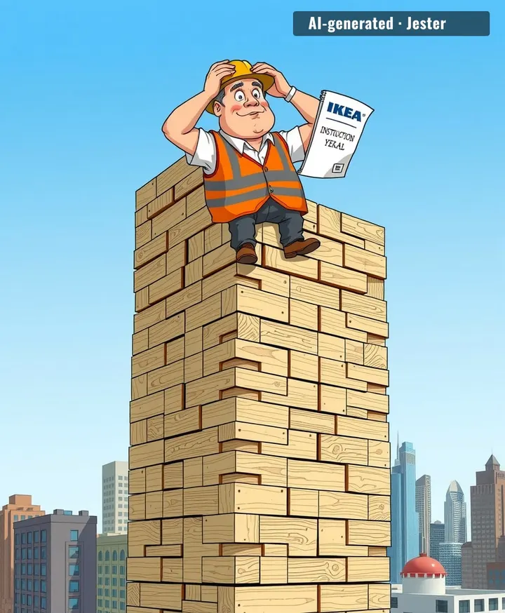 Somewhere, a termite is updating its LinkedIn to 'Lead Structural Engineer'.