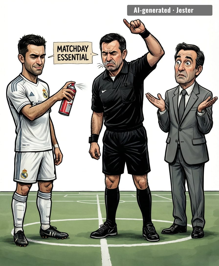 La Liga: where the assist leader is now a can of capsaicin.